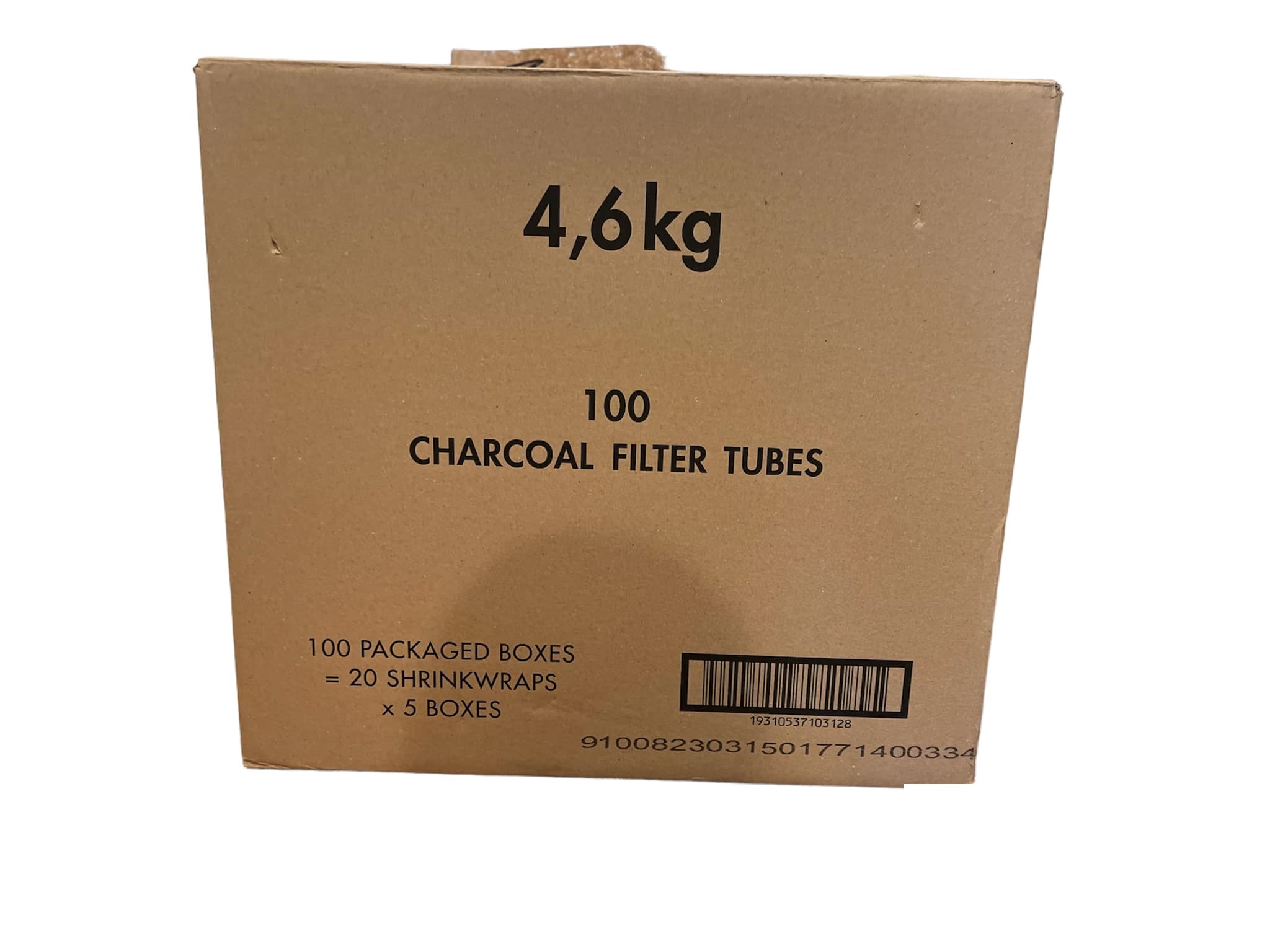 1085 Ventti Charcoal filter tubes king size 100 packaged boxes