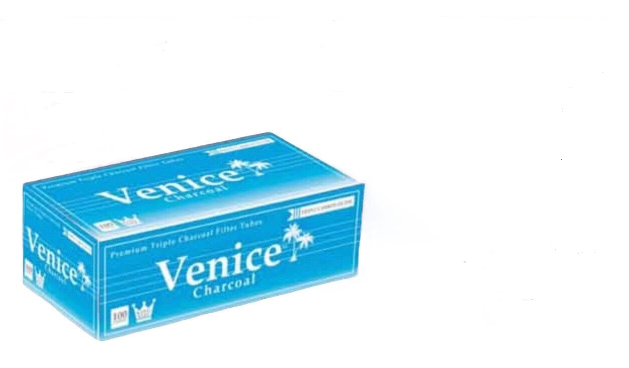 1101 Venece Charcoal filter tubes king size 5 boxes 500 tubes