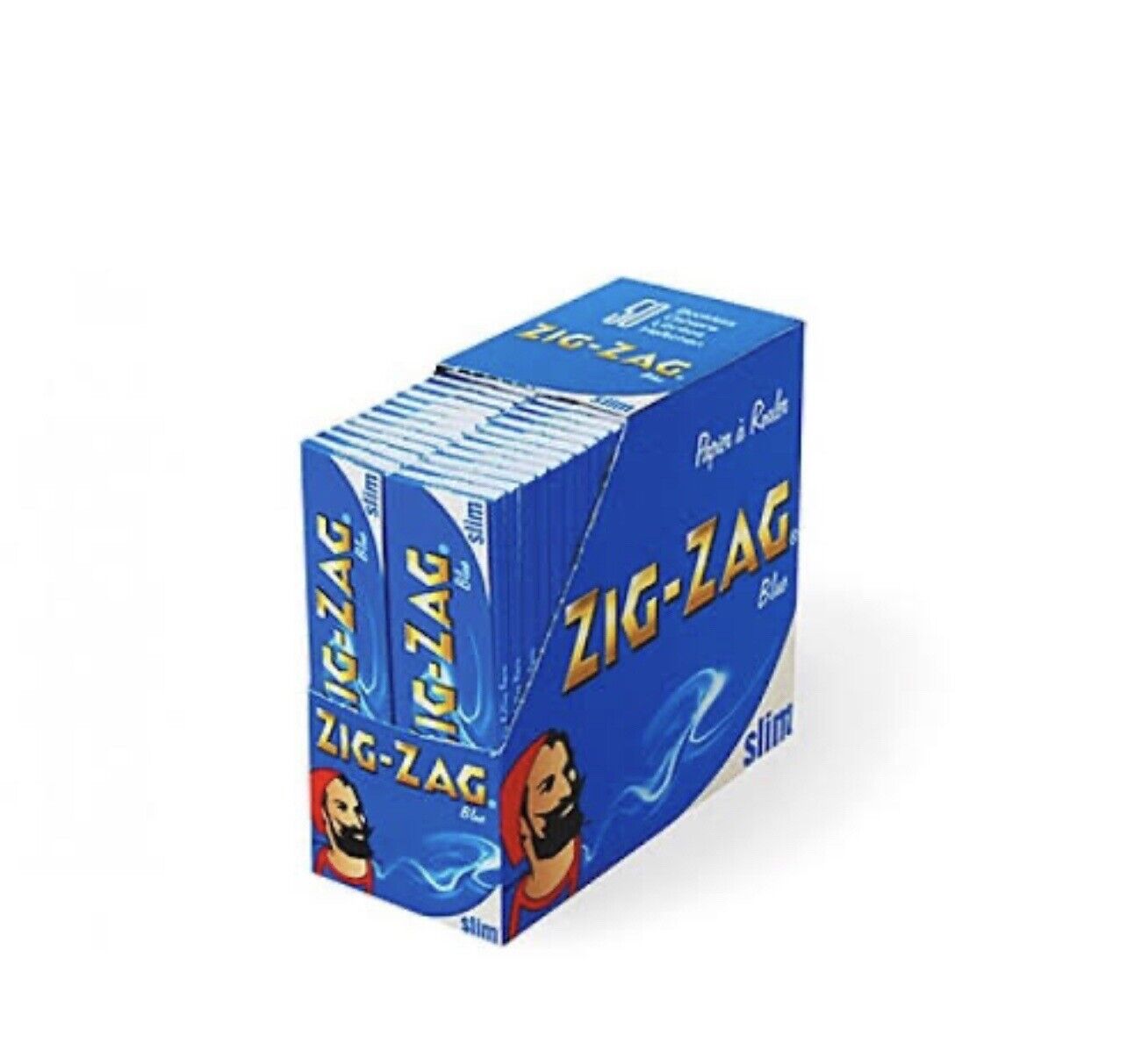 ZIG ZAG blue slim 50 booklets